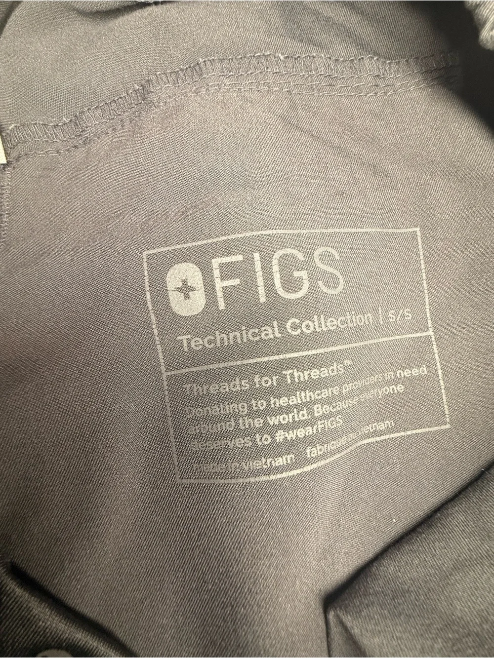 FIGS Jogger Scrub Pants Tansen Graphite Gray Blue Drawstring Mens Small S 32